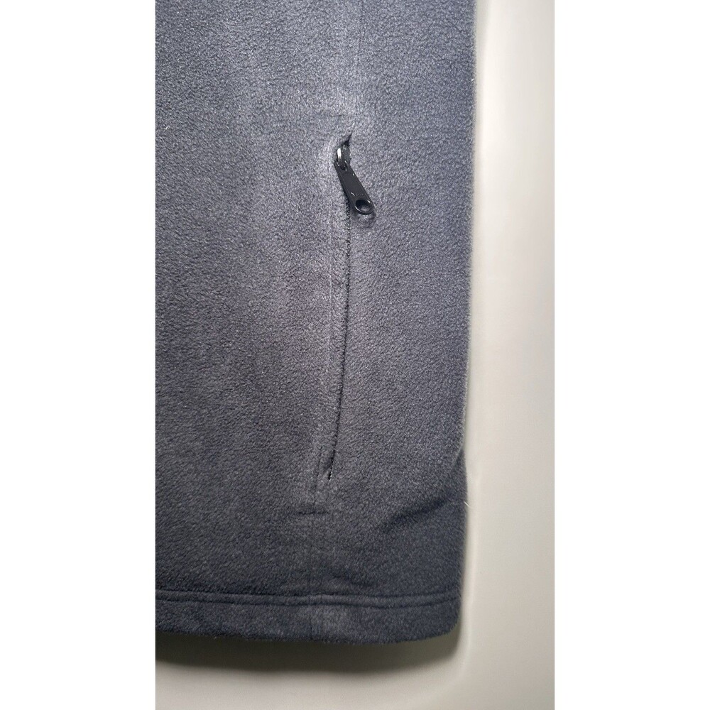 Columbia Men's Black Full Zip Vest Stand-Up Collar Regular Fit Size M